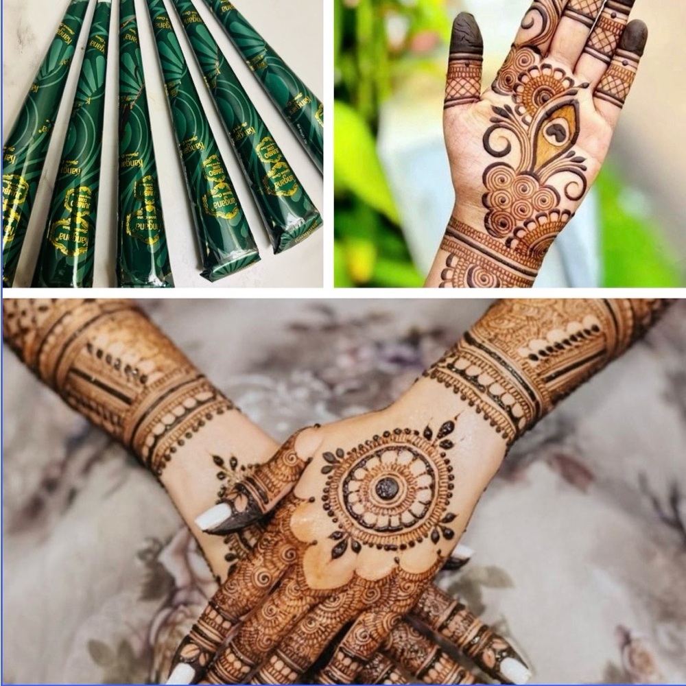 Henna Tattoo Cones! Mehndi/Henna Set of two cones